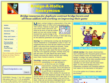 Tablet Screenshot of bridgeaholics.com